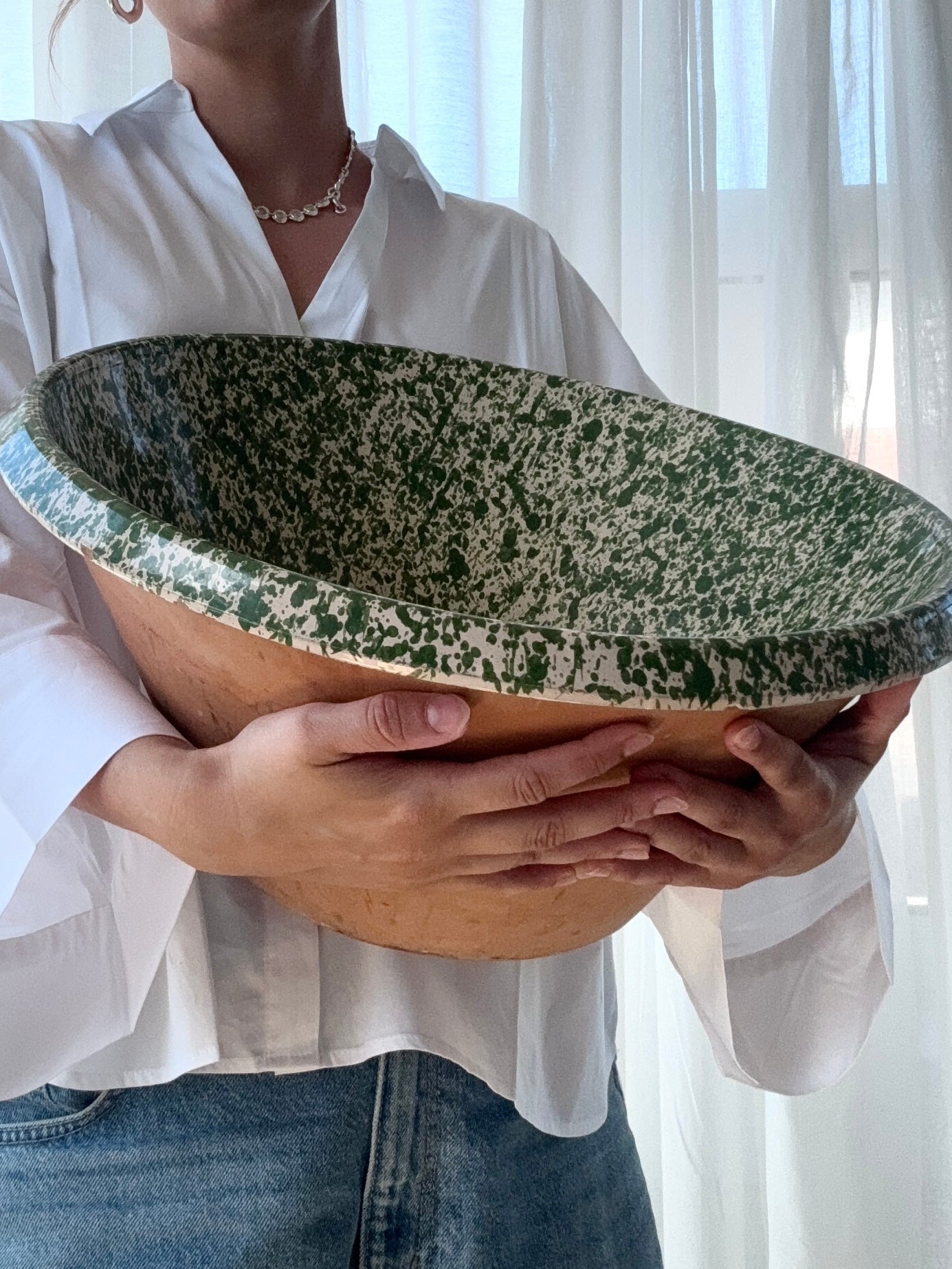 Huge Italian ceramic bowl