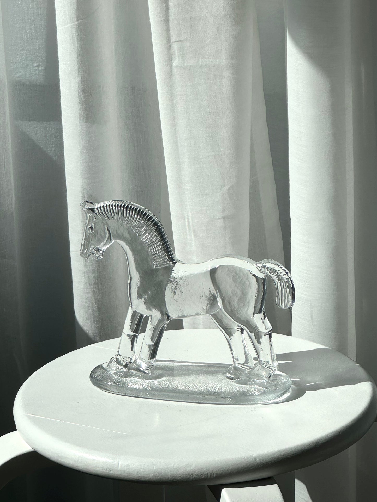 Glass horse