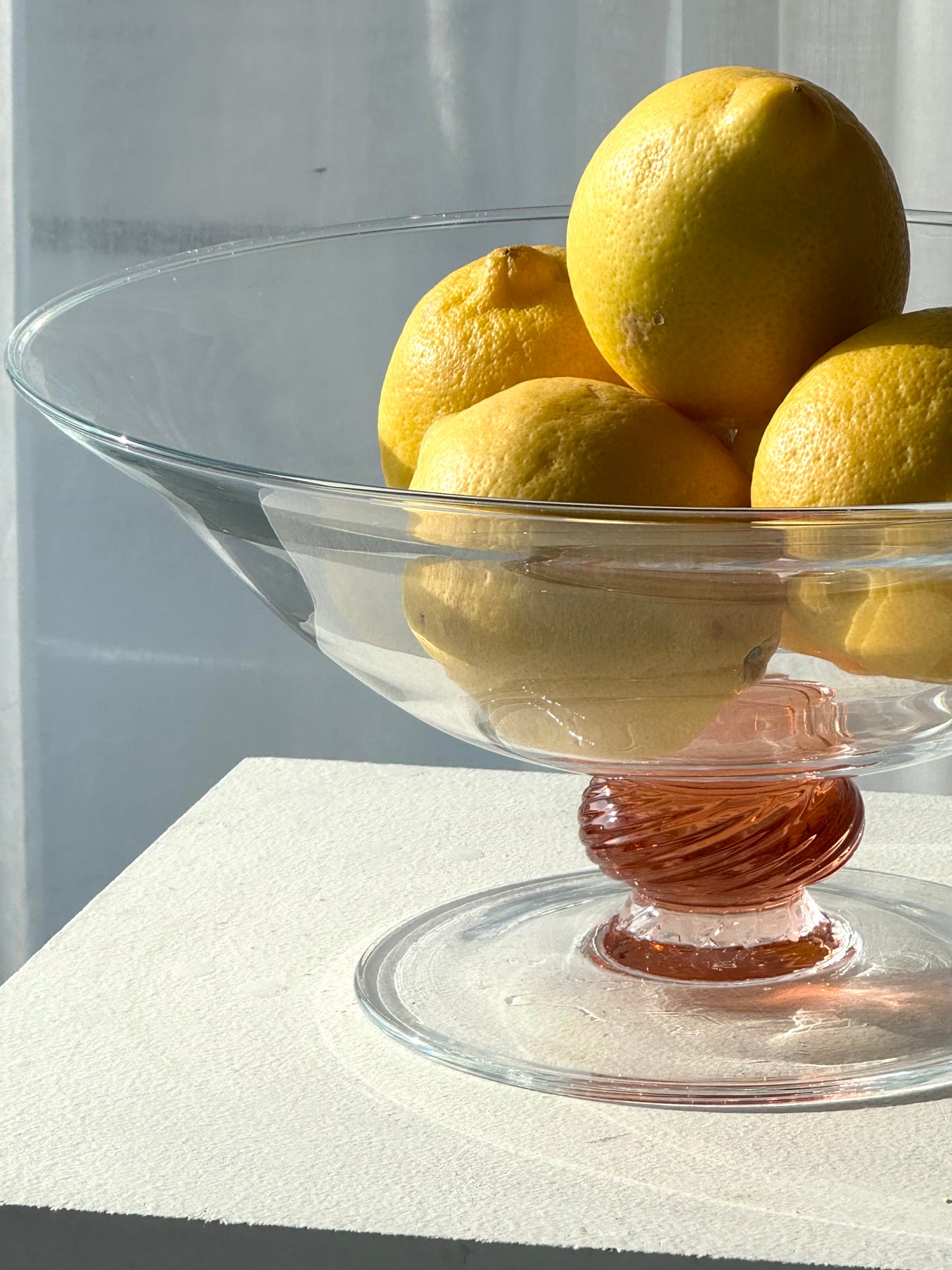 Handmade bowl on foot