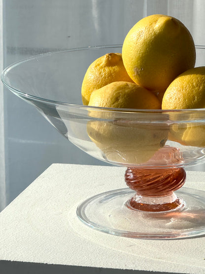 Handmade bowl on foot