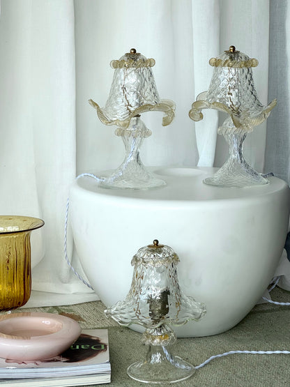 Vintage Murano table lamps