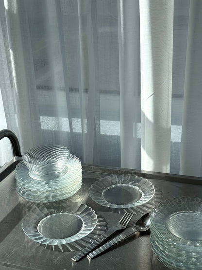 French glass plates