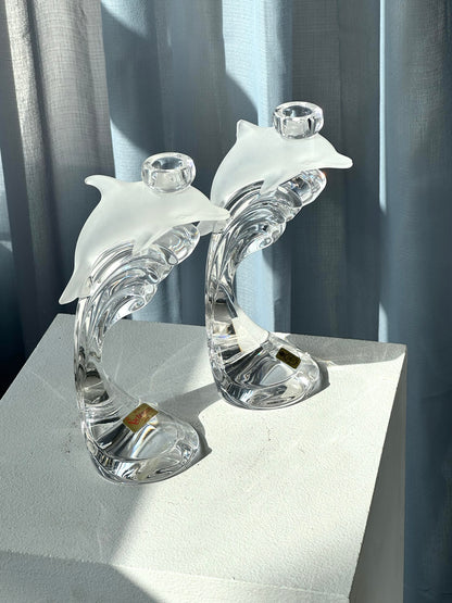 Dolphin candleholder