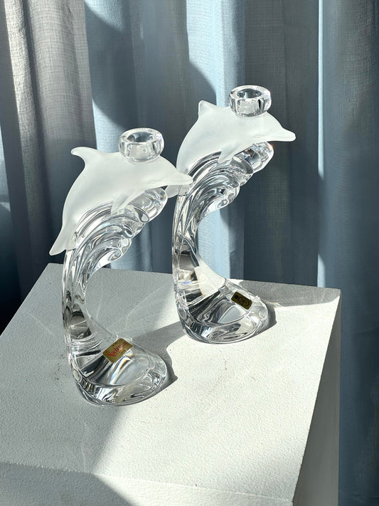 Dolphin candleholder