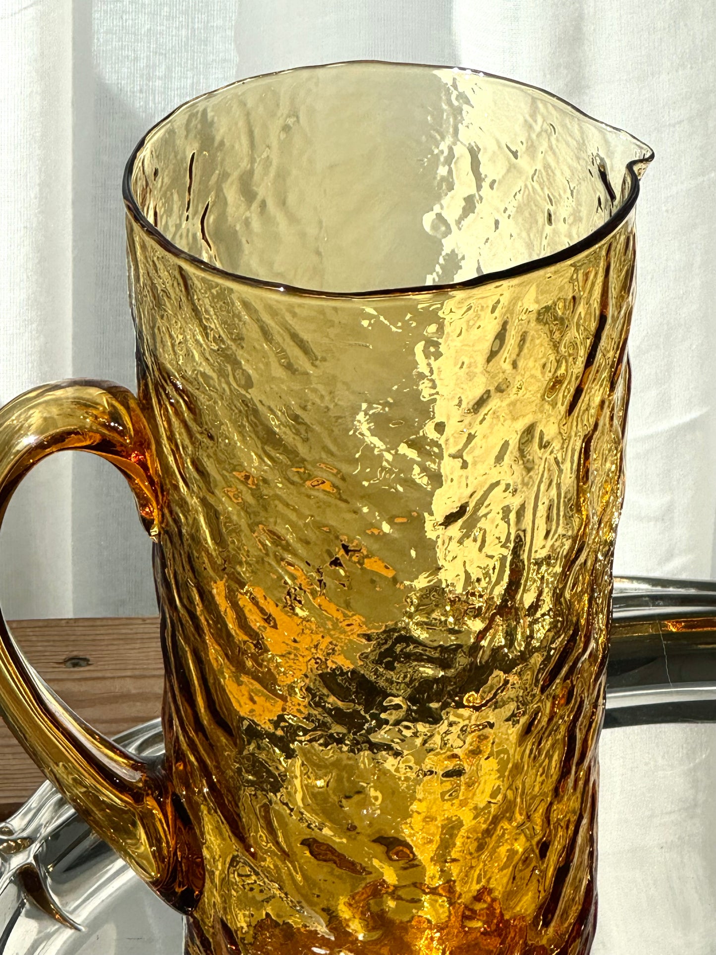 Pitcher and glasses
