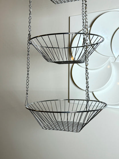 Chrome fruit basket