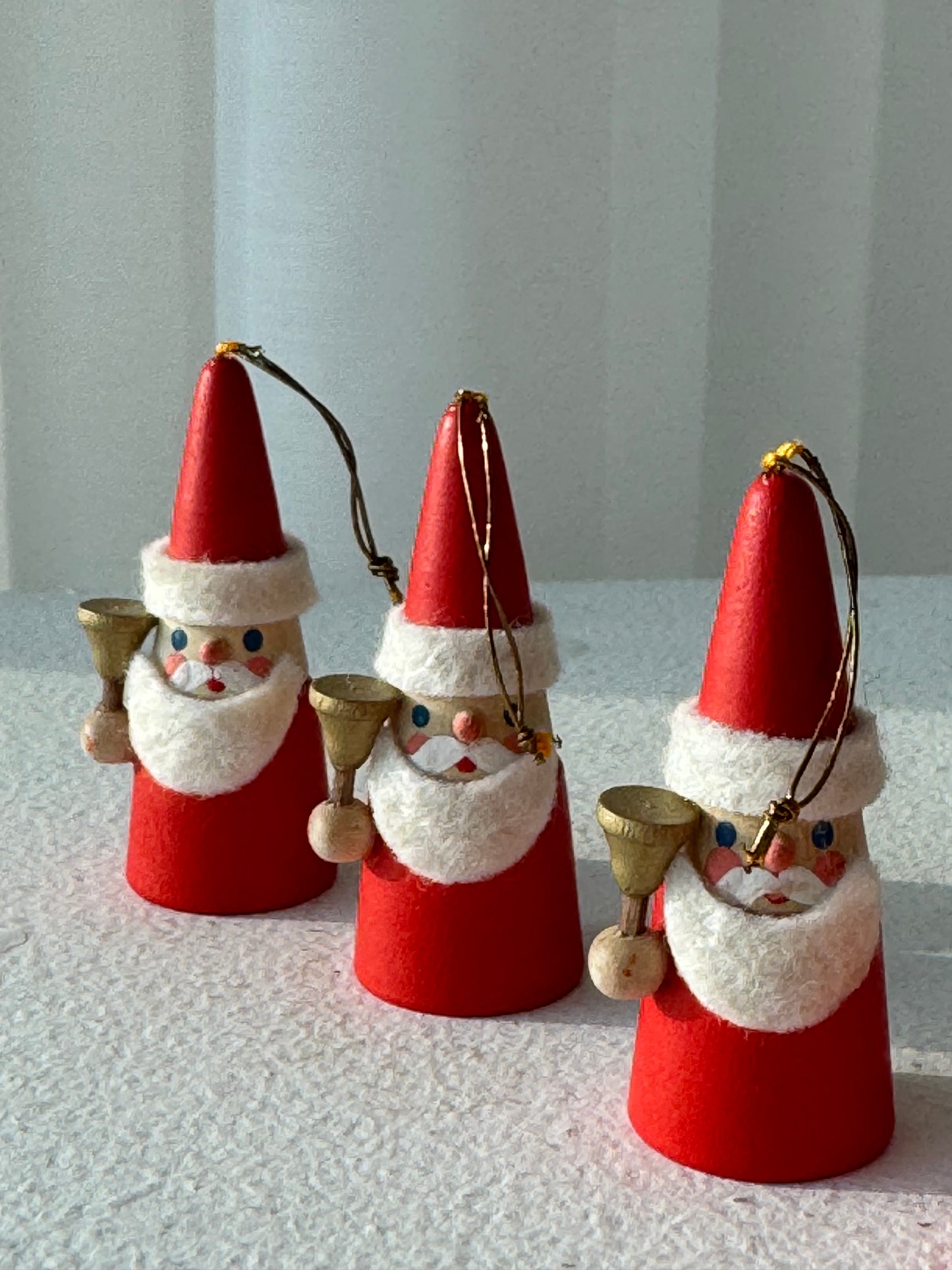 Wooden Santa clauses