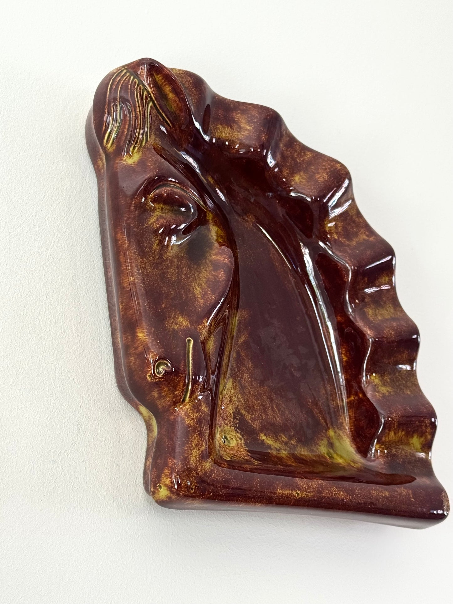 Wall hung horse