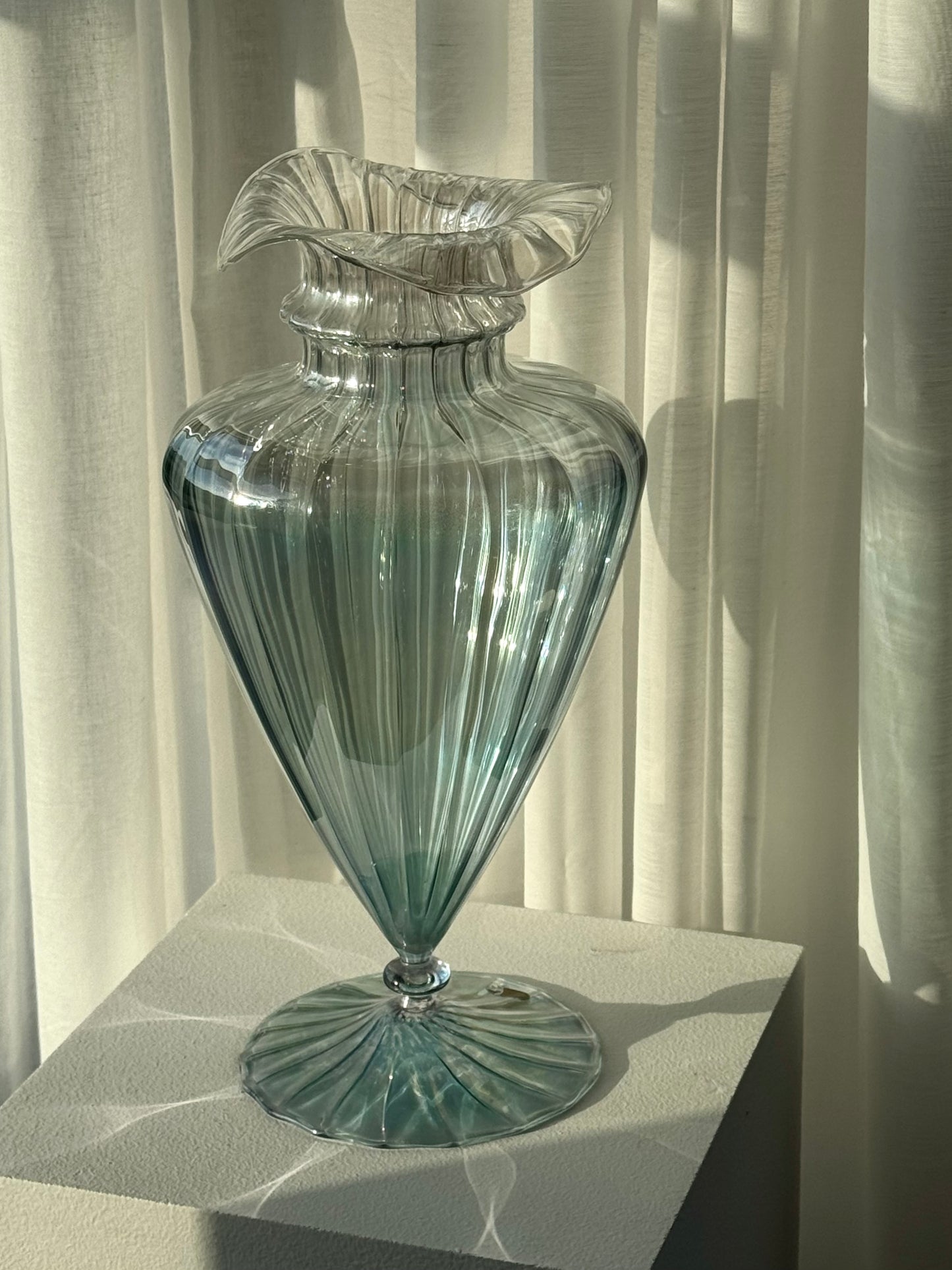 Handmade tall vase