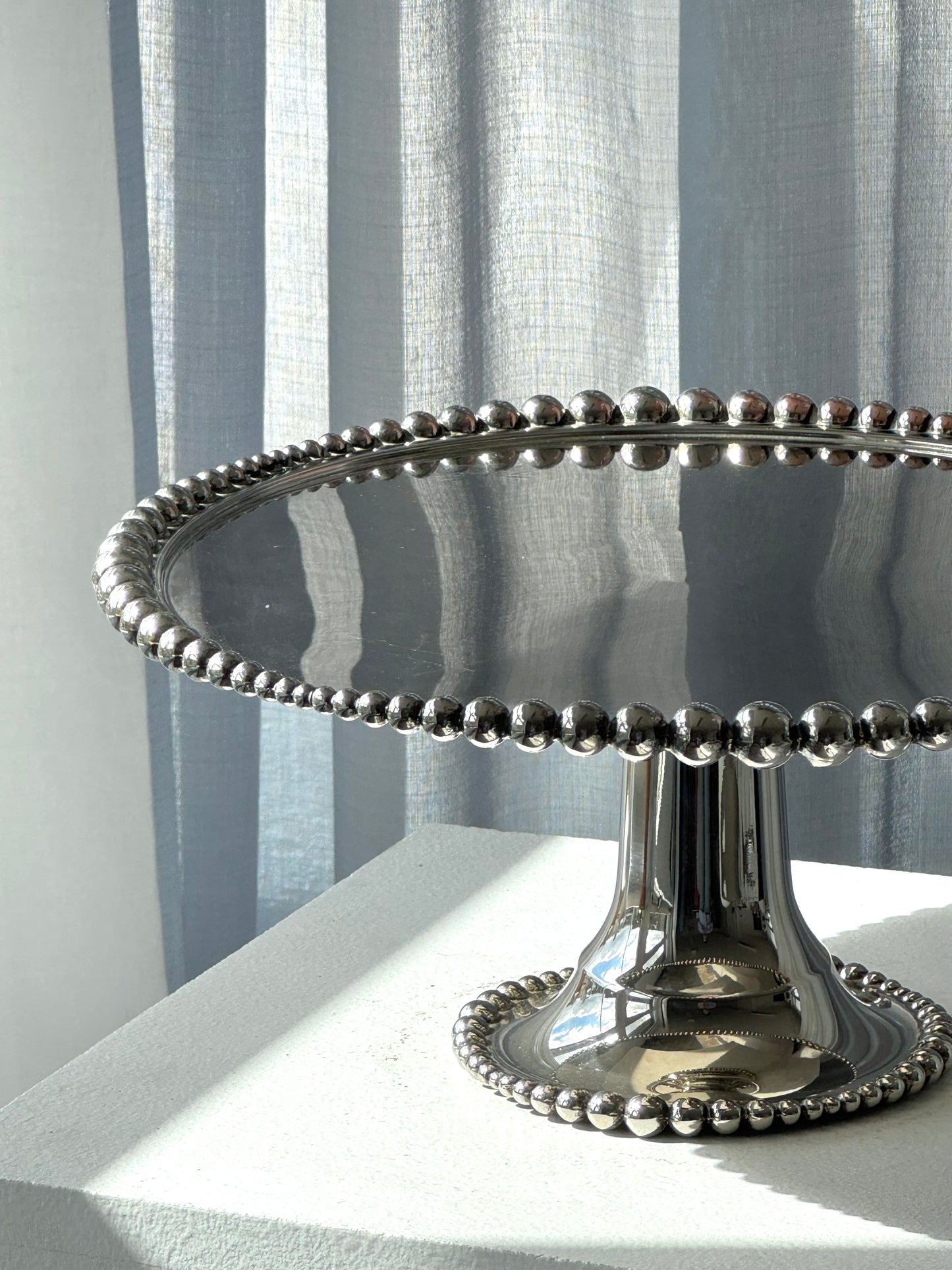 Silver plated stand