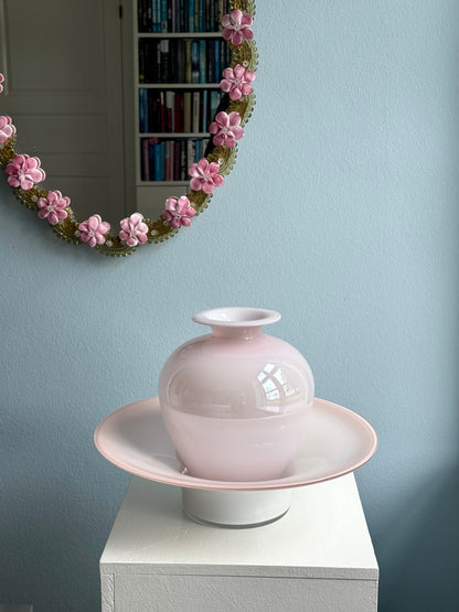 Murano vase and bowl