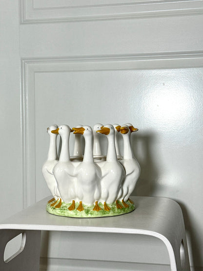 Ceramic ring of geese