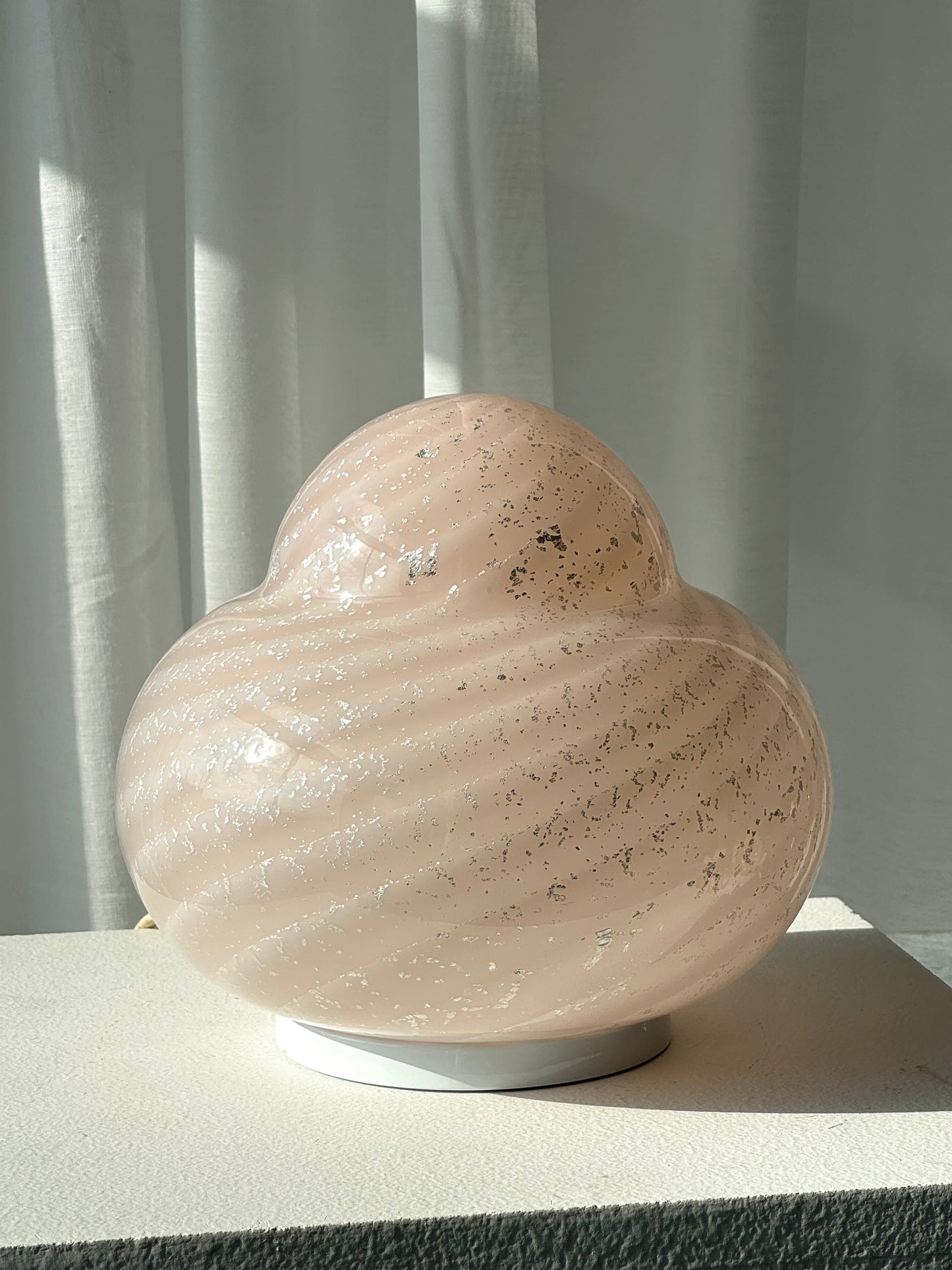 Pink Murano lamp