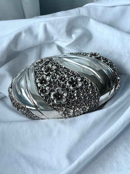 Silver plate jewelry box