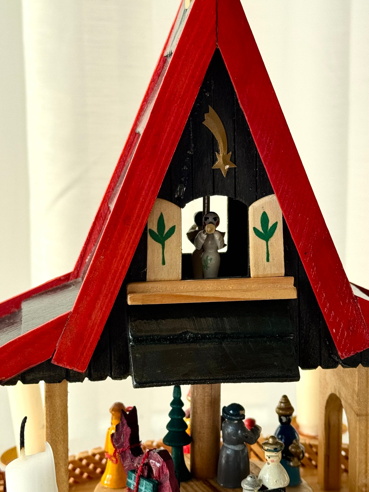 Wooden pyramid house