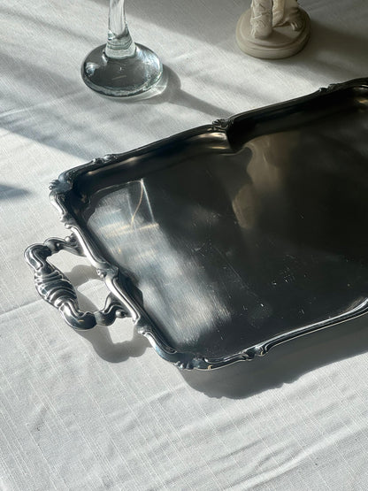 Vintage steel tray