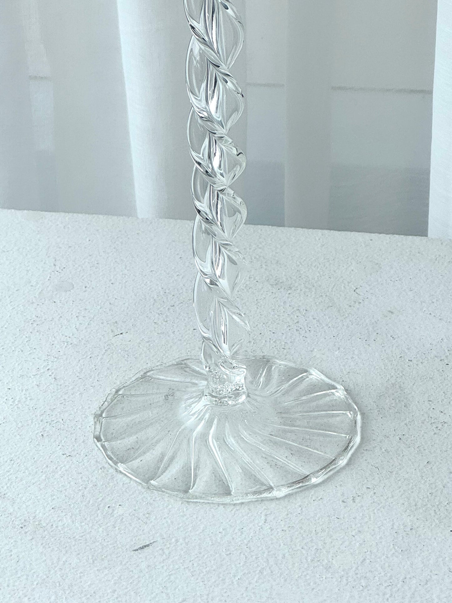 Tall murano candleholder