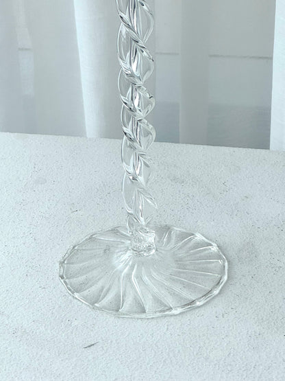 Tall murano candleholder