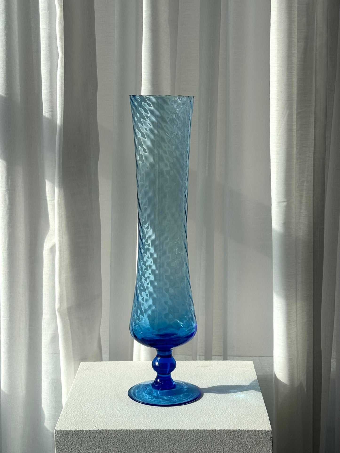 Tall handmade vase