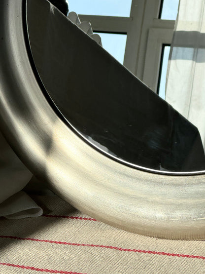 Steel mirror