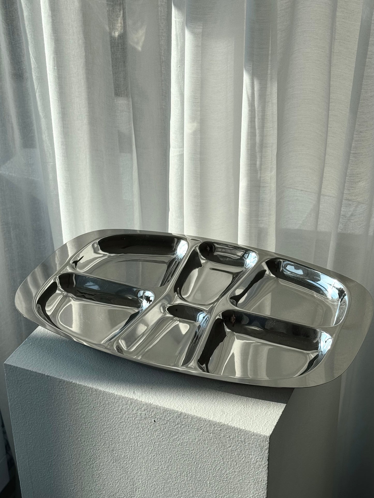 Divided Inox dish