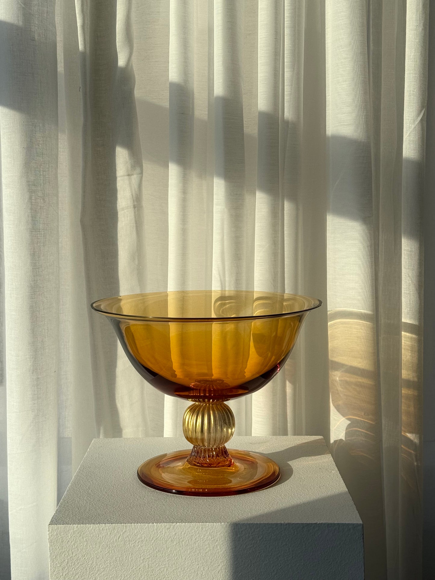 Handmade bowl on foot