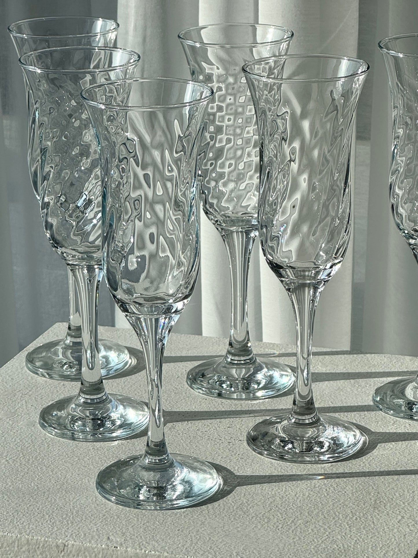 Champagne glasses