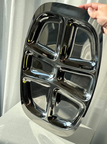 Divided Inox dish