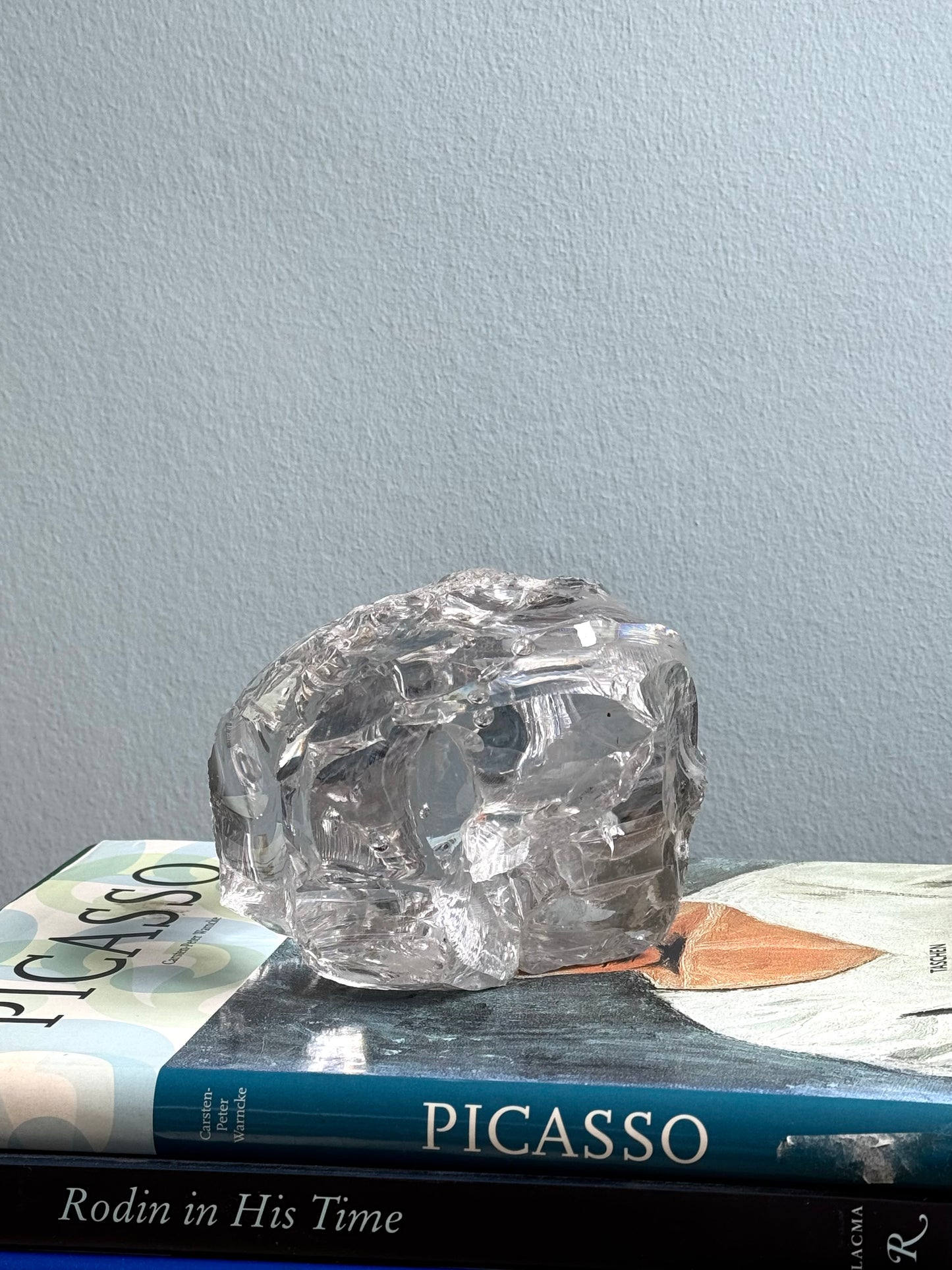 Clear raw glass