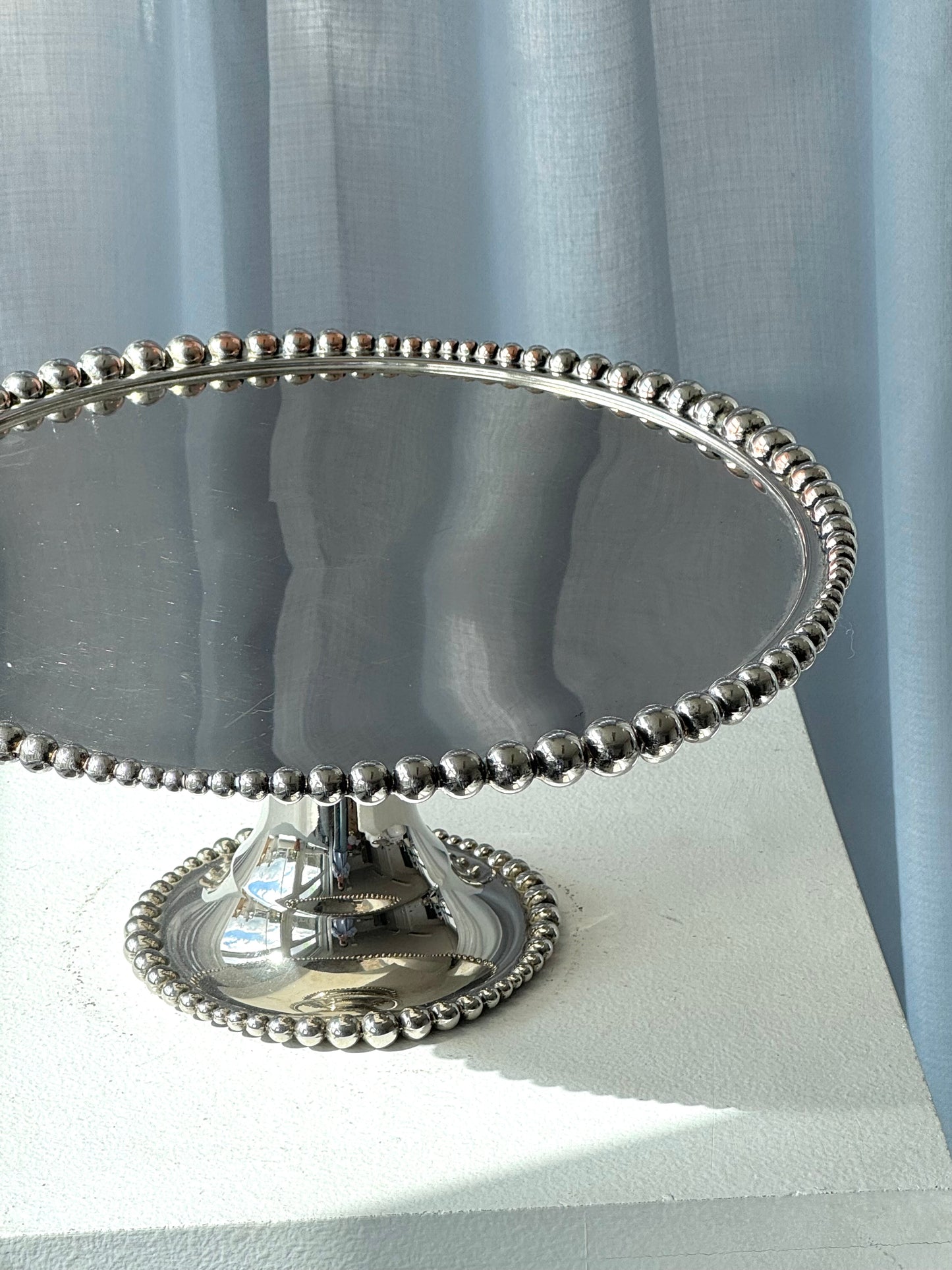 Silver plated stand