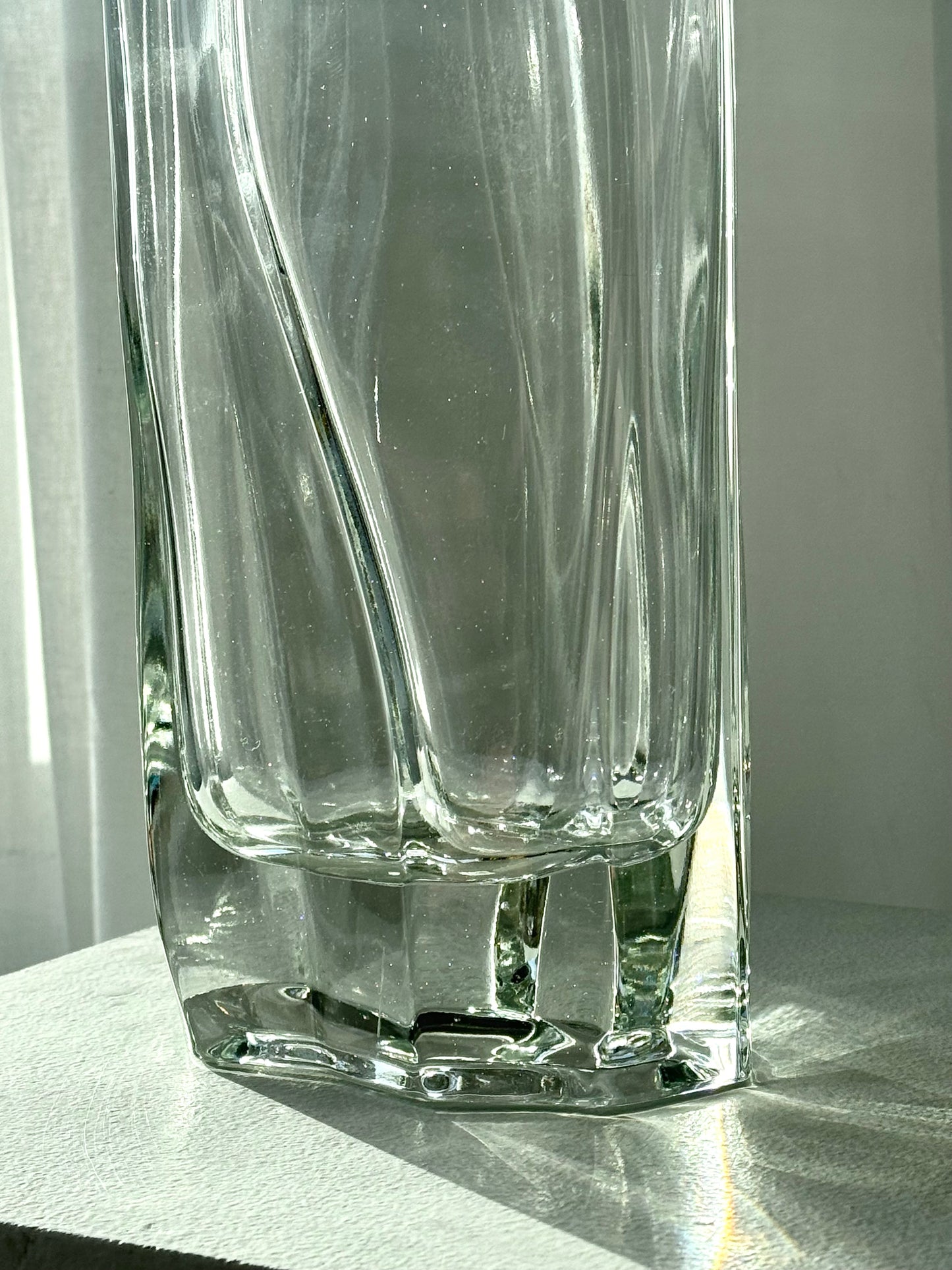 Tall handmade vase