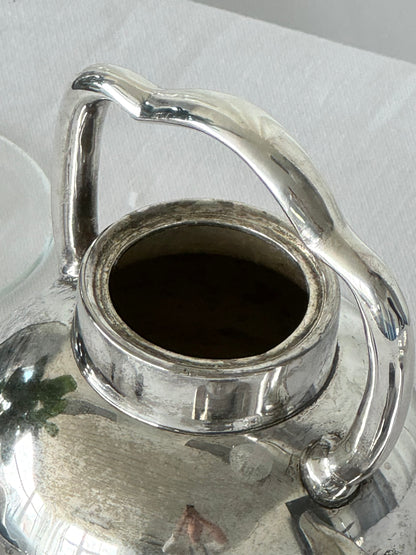 Silver plated tea jug