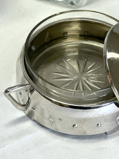Steel bowl with lid