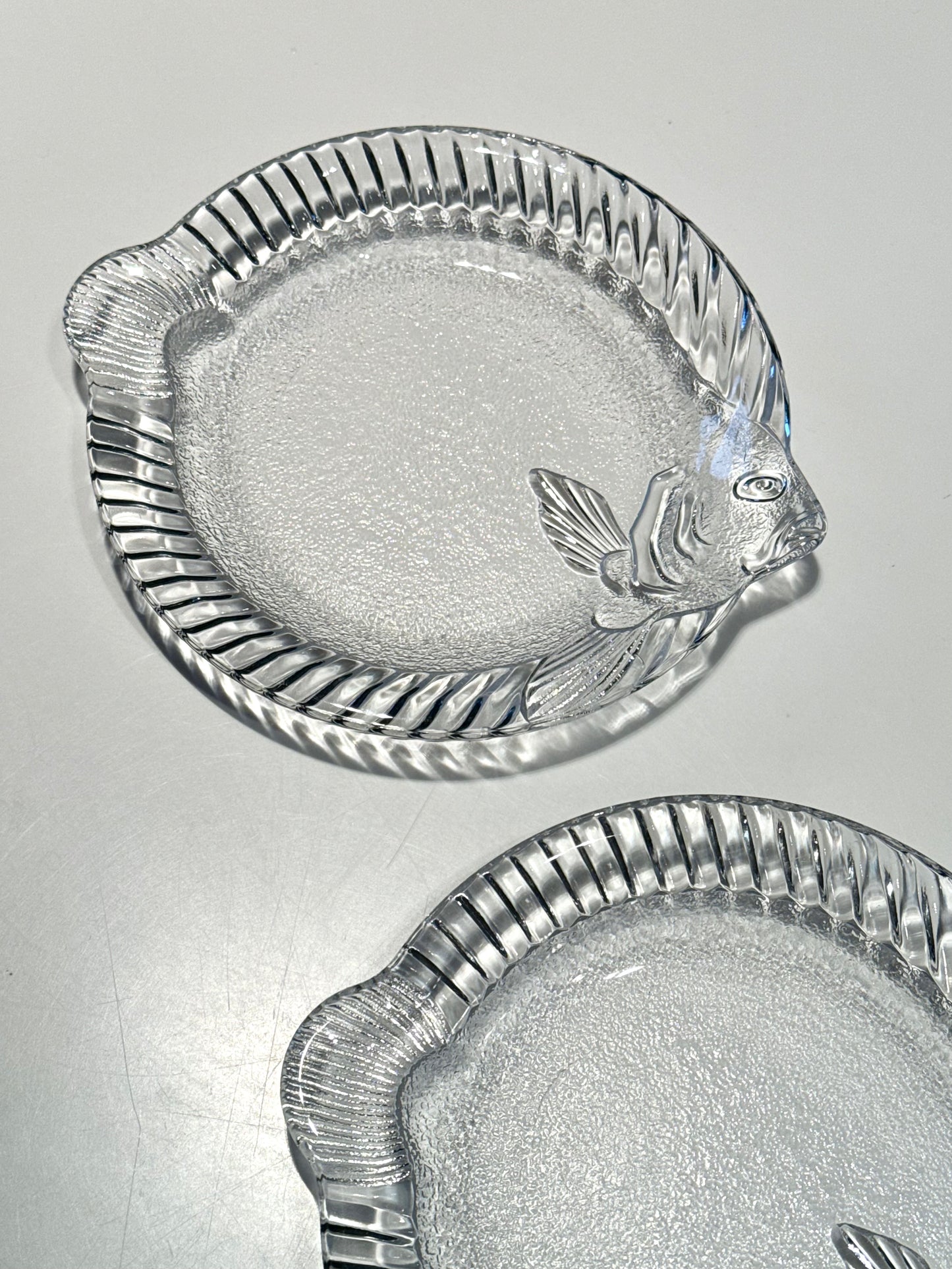 Glass fish plate