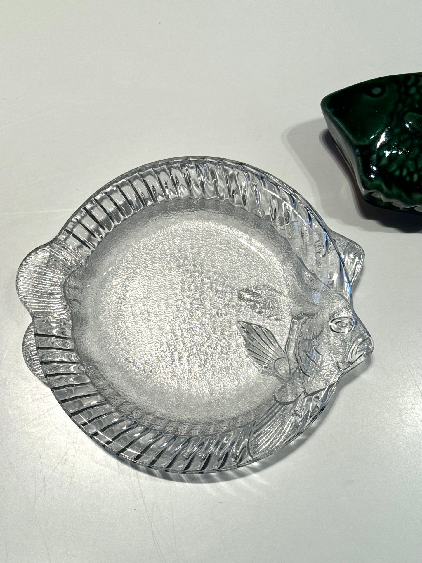 Glass fish plate