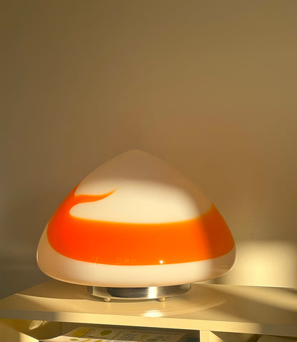 Italien glass table lamp