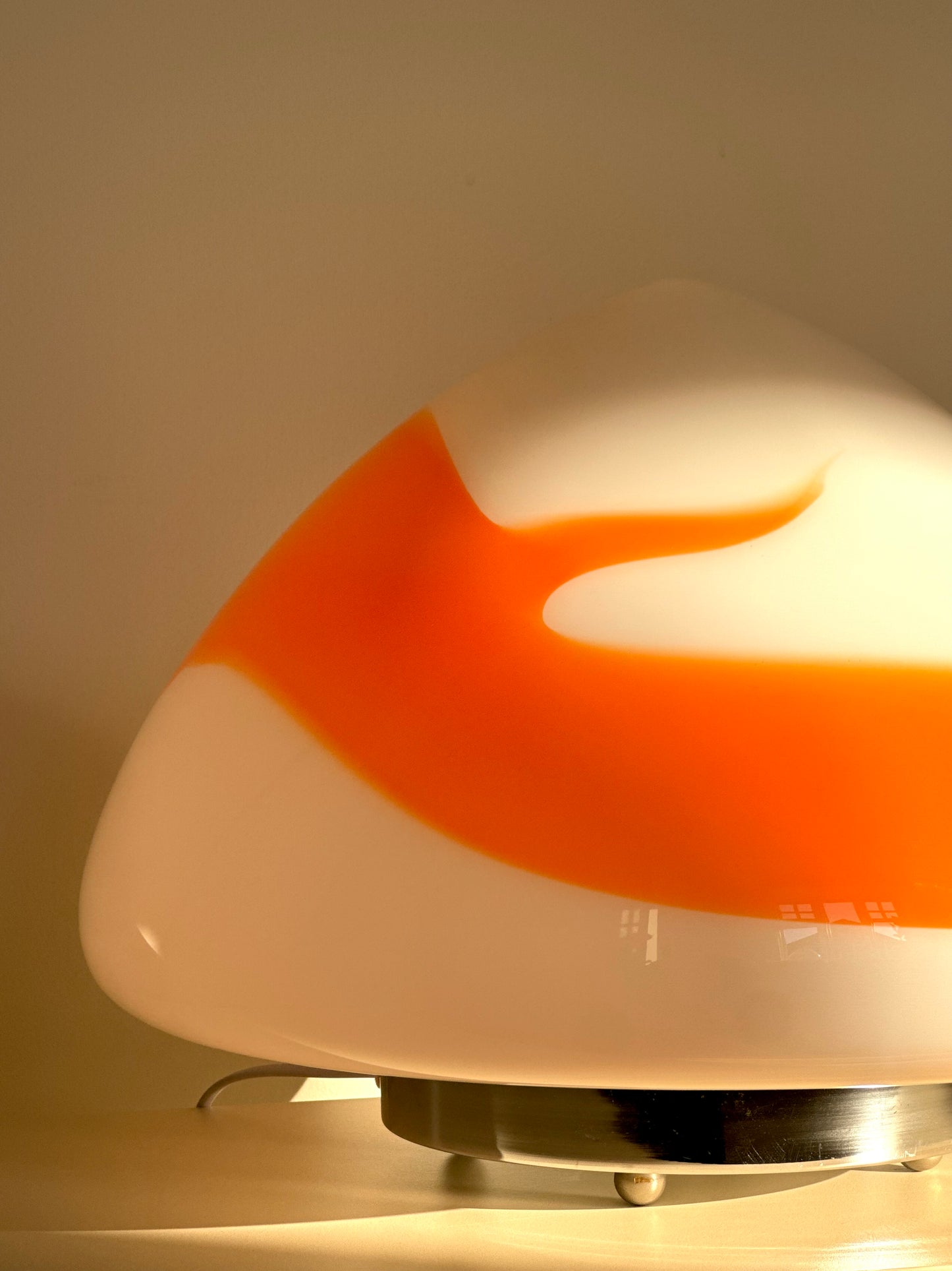 Italien glass table lamp