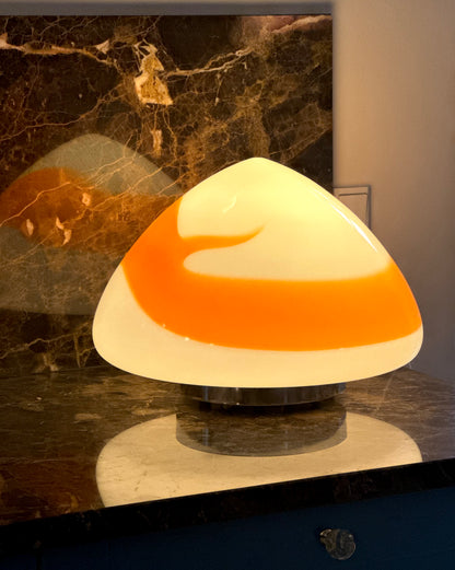 Italien glass table lamp