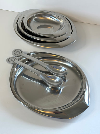 AMC Stainelss steel dishes and bowls