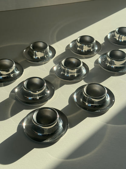 Stainless steel eggcups