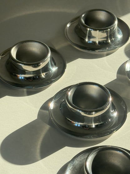 Stainless steel eggcups