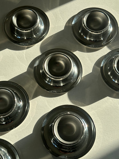 Stainless steel eggcups