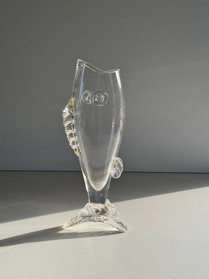 Murano fish vase