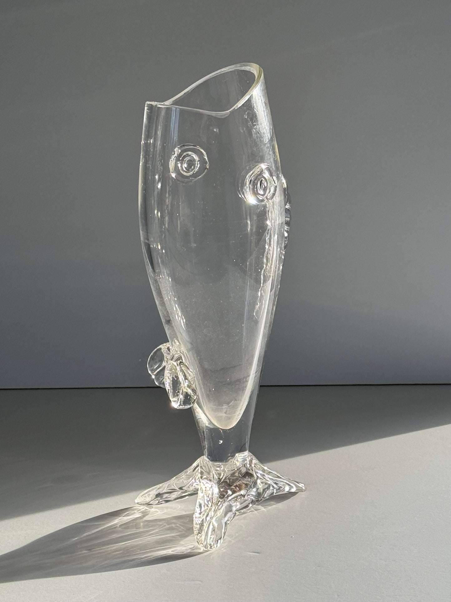 Murano fish vase