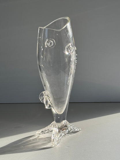 Murano fish vase