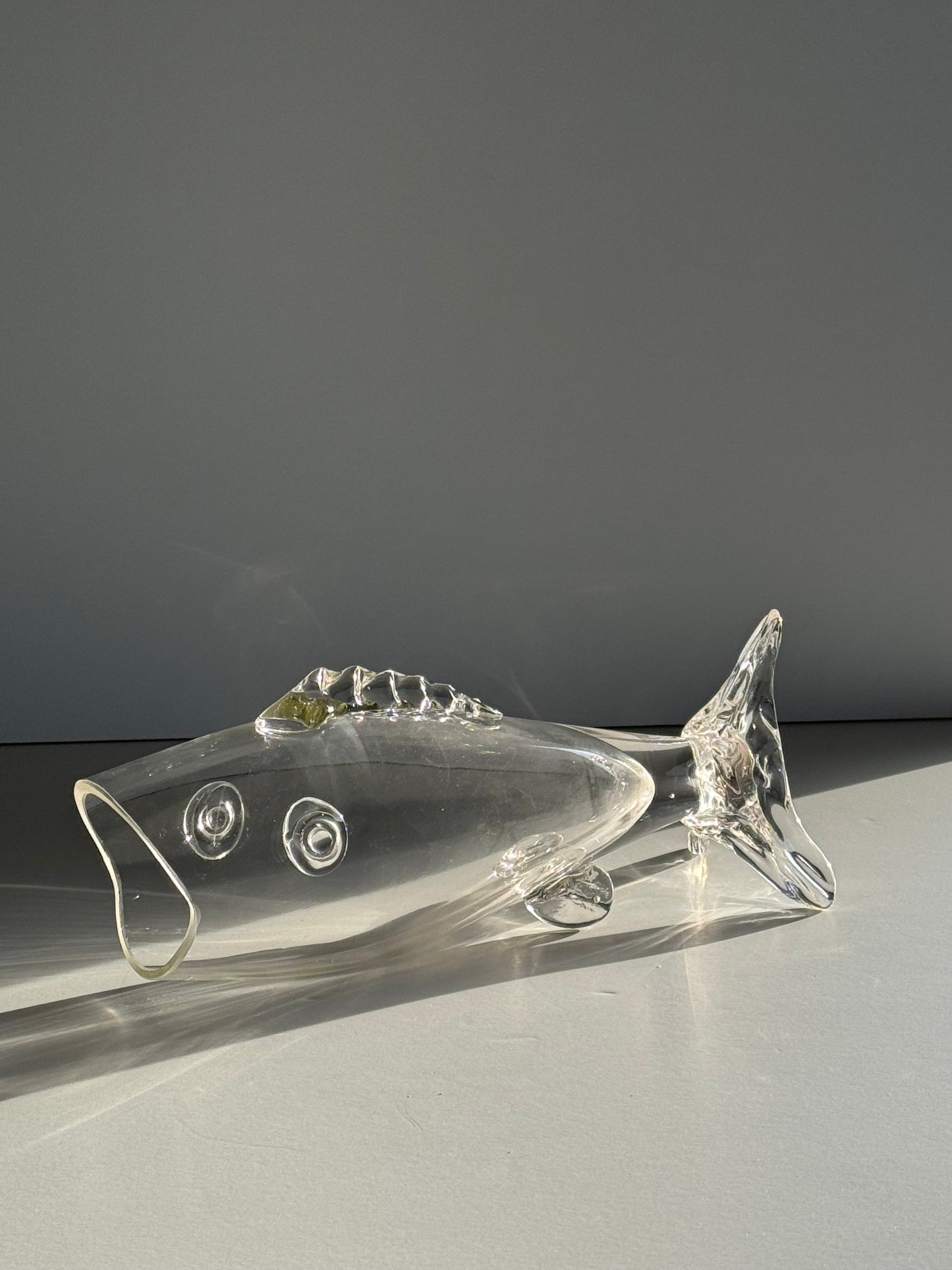Murano fish vase