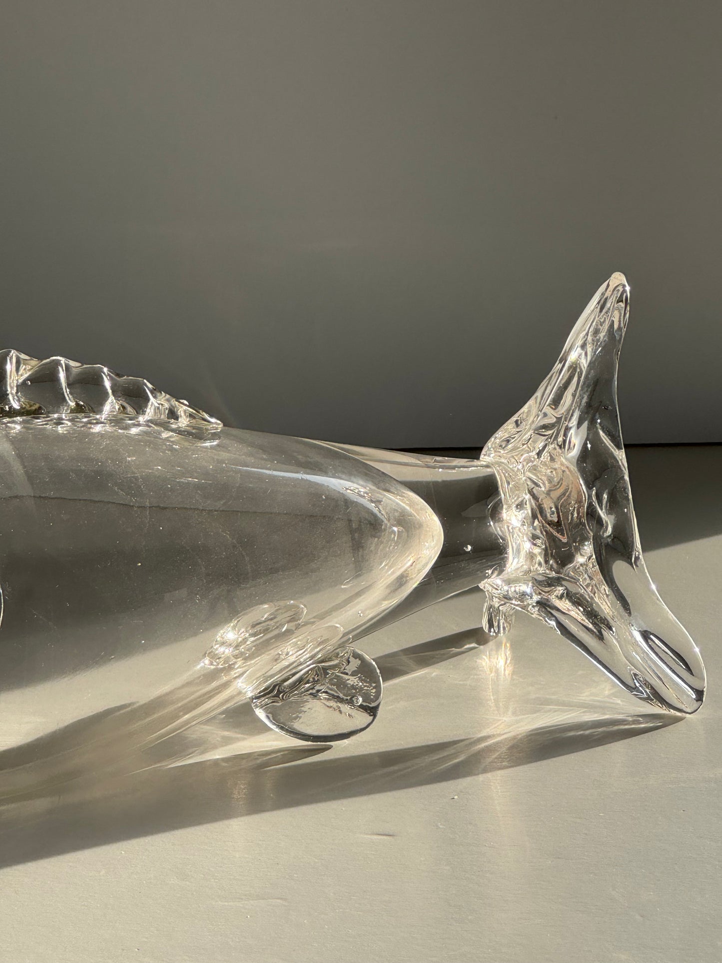 Murano fish vase
