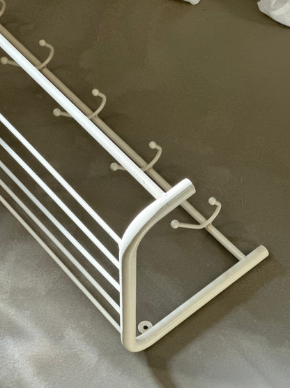 White rear shelf