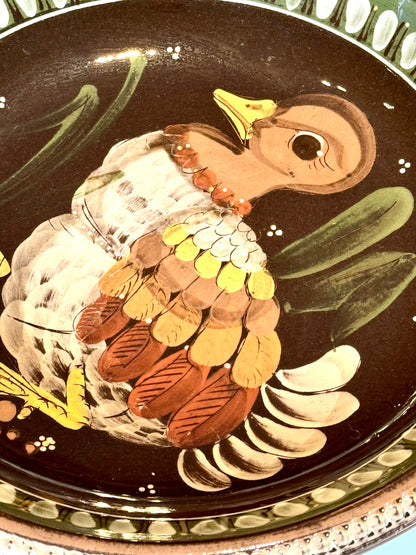 Ceramic turkey dish