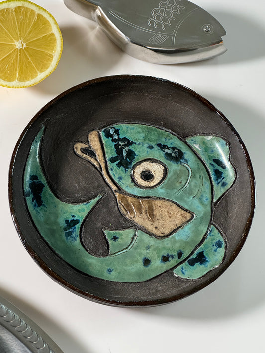 Ceramic fish dish